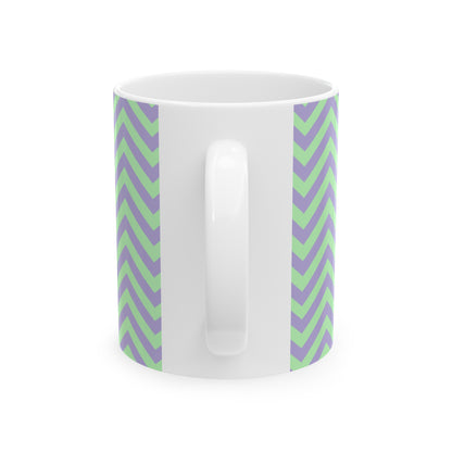 Chevron Purple and Green