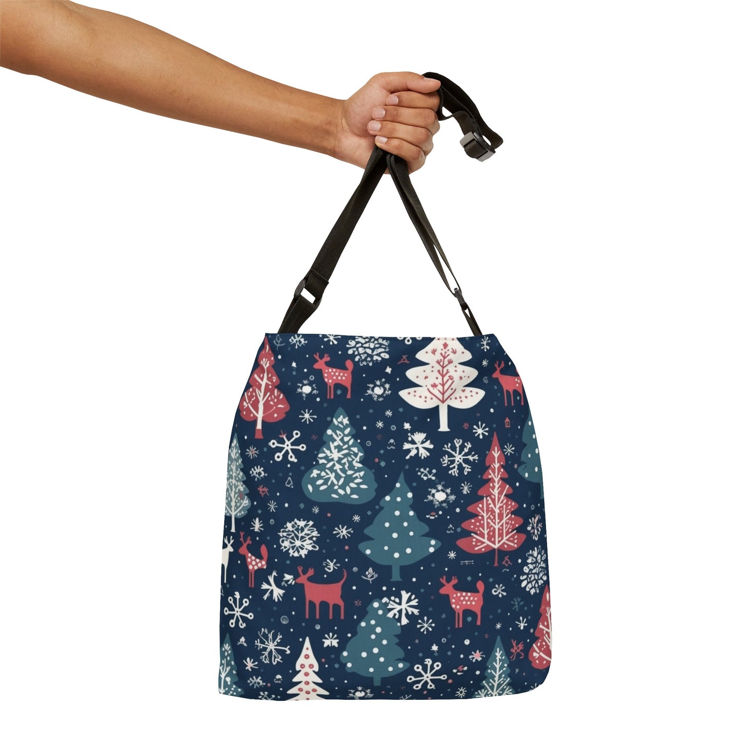 Christmas Trees & Reindeer Cheer - Tote Bag