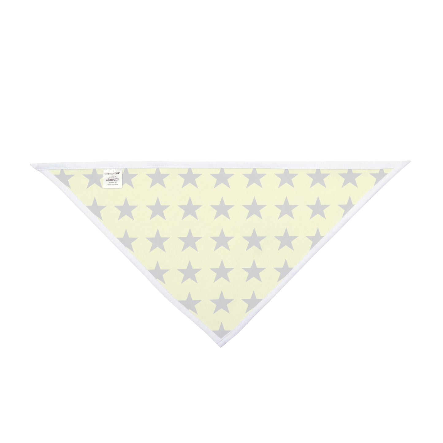 Black Stars on Yellow - Tie Up Pet Bandana