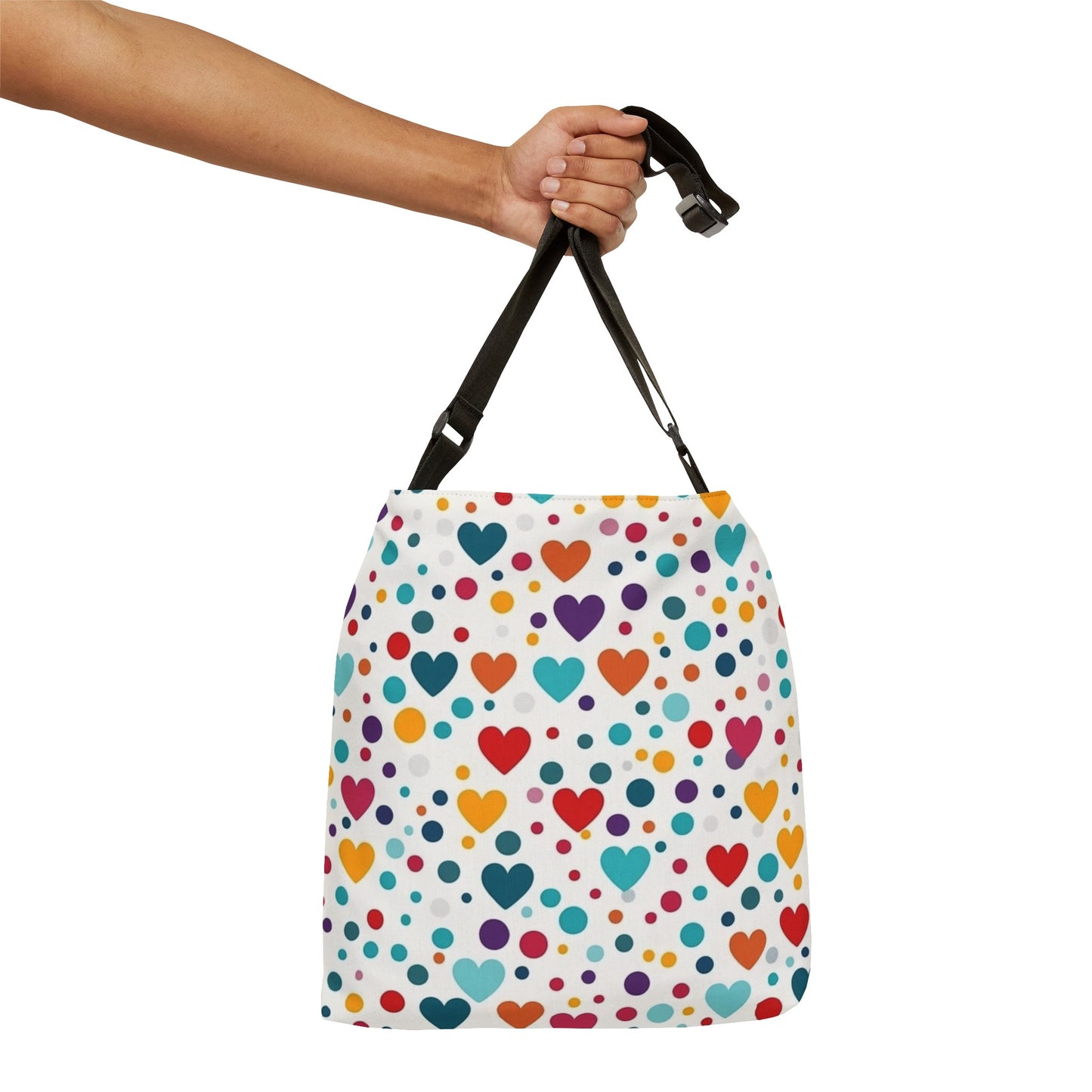 Polka Dot Hearts - Tote Bag