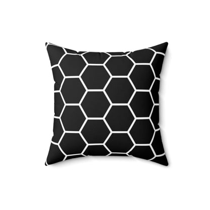 Black Honeycomb - Pillowcase & Pillow