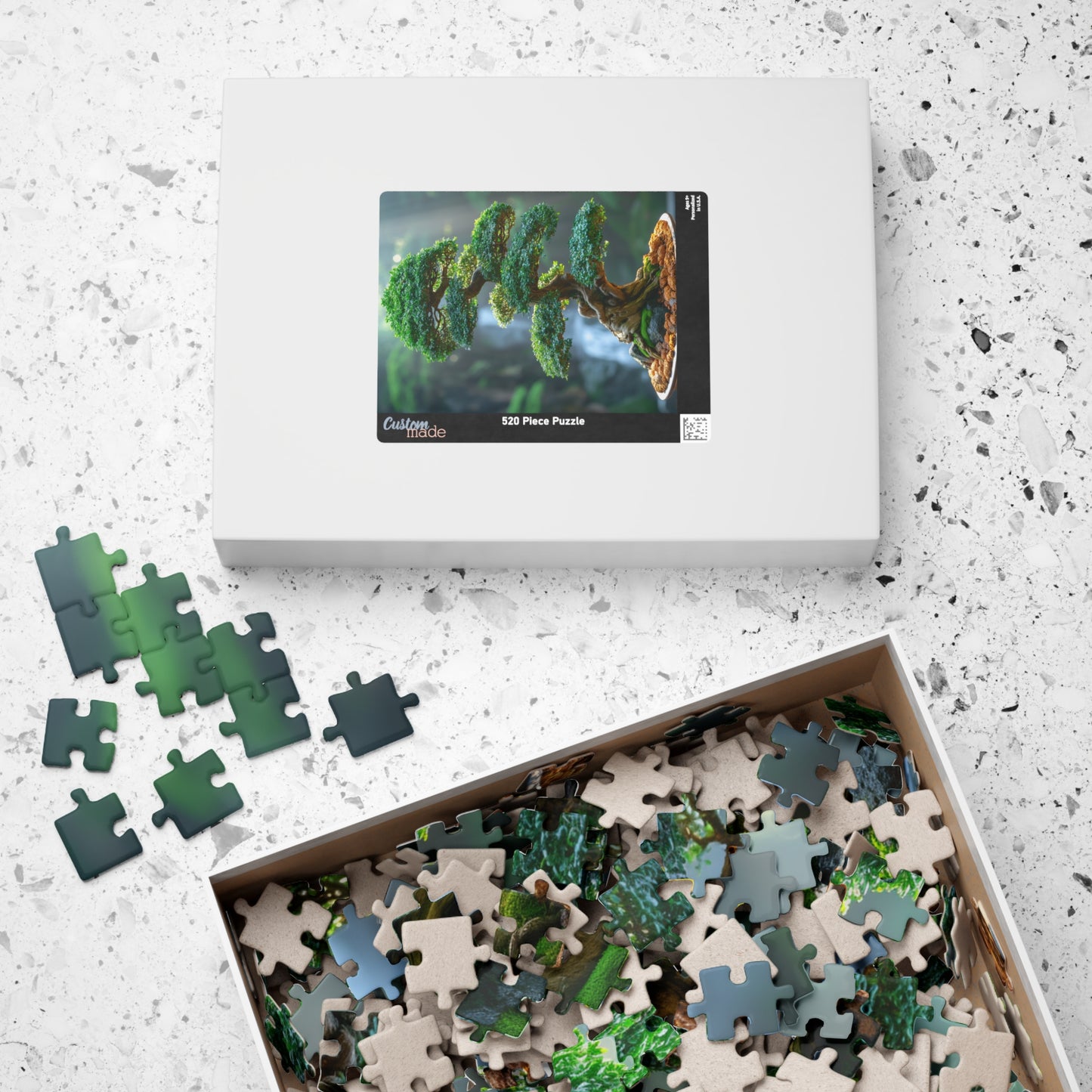 Bonsai Tree - Premium Puzzle Available in 110, 252, or 520 Pieces for Puzzle Lovers