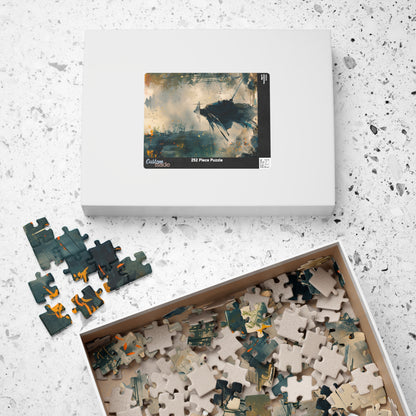 The Wandering Ronin - Premium Puzzle Available in 110, 252, or 520 Pieces for Puzzle Lovers