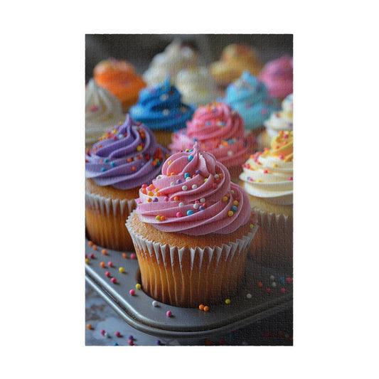 Tray of Cupcakes - 1014-Piece Jigsaw Puzzle