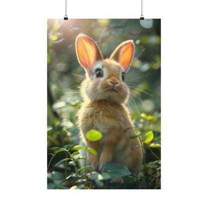 Ruby Rabbit - Physical Print Stunning Premium Poster