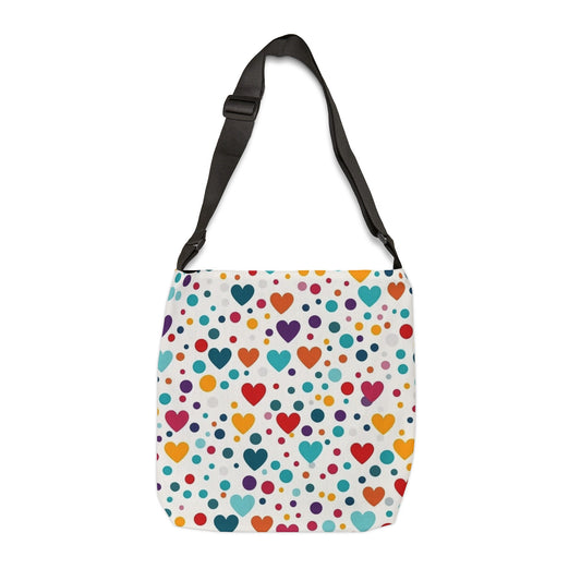 Polka Dot Hearts - Tote Bag