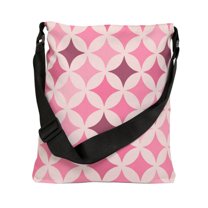 Shades of Pink Seamless Stars - Tote Bag