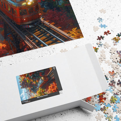 Train City - 1014-Piece Jigsaw Puzzle