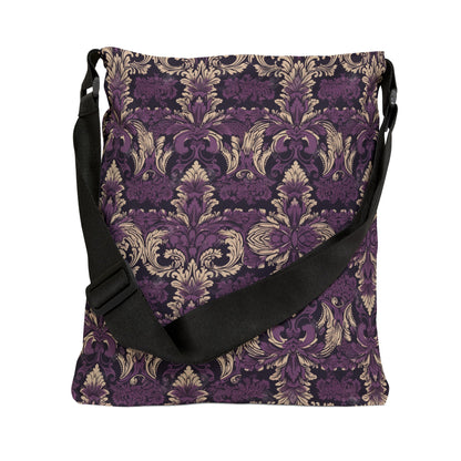 Eggplant Damask Light Purple Print - Tote Bag