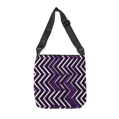 Purple Chevron - Tote Bag