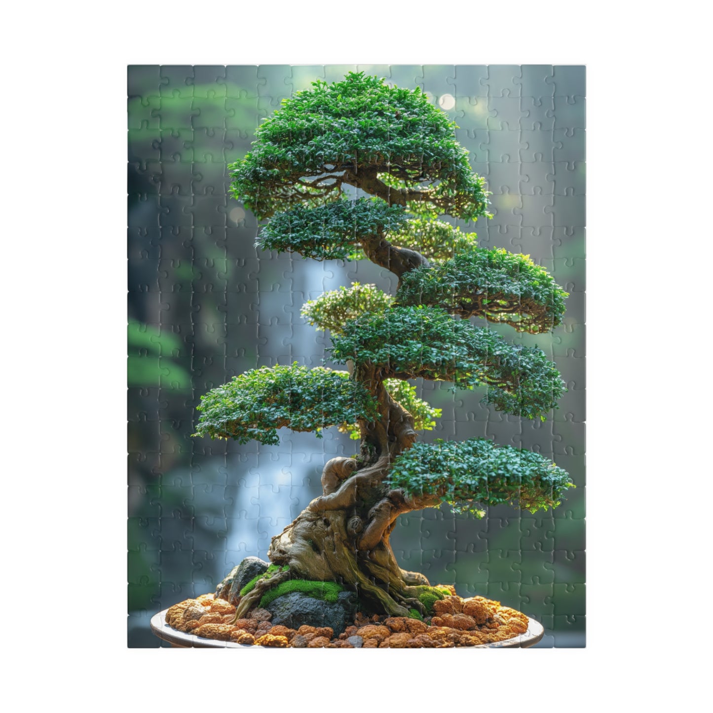 Bonsai Tree - Premium Puzzle Available in 110, 252, or 520 Pieces for Puzzle Lovers