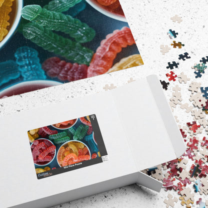 Gummy Worm Lollies - 1014-Piece Jigsaw Puzzle