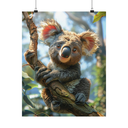 Kelly Koala - Physical Print Stunning Premium Poster