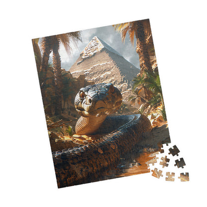 Apep The Snake Guardian - Premium Puzzle Available in 110, 252, or 520 Pieces for Puzzle Lovers