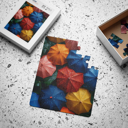 Colourful Umbrellas - 30-Piece Kids Jigsaw Puzzle