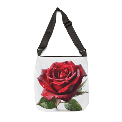 Single Red Rose - Tote Bag