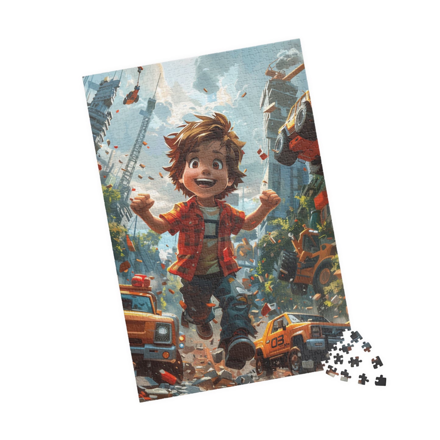 Construction Chaos - 1014-Piece Jigsaw Puzzle