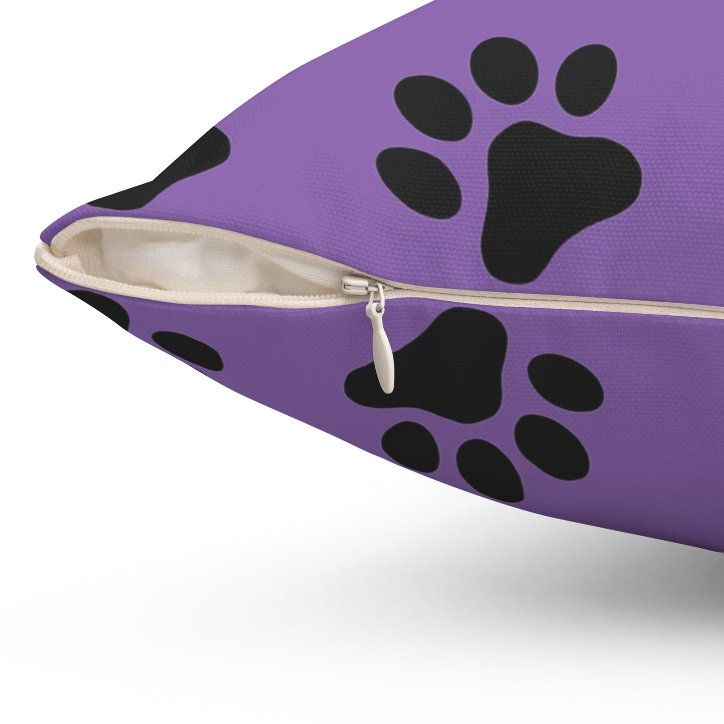 Paw Print on Purple - Pillowcase & Pillow