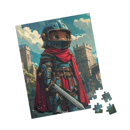 A Noble Knight - Premium Puzzle Available in 110, 252, or 520 Pieces for Puzzle Lovers