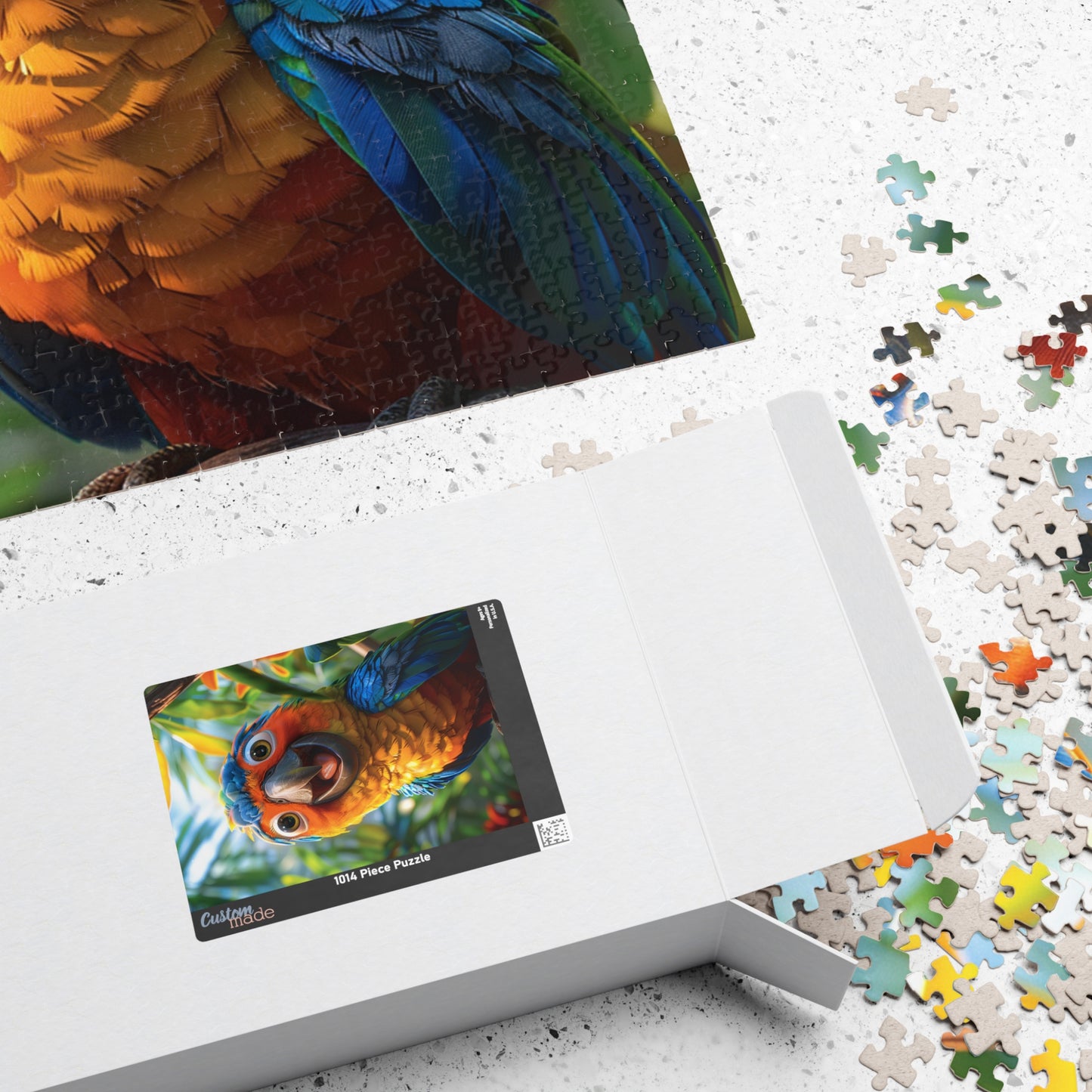 Flutter The Parrot - 1014-Piece Jigsaw Puzzle