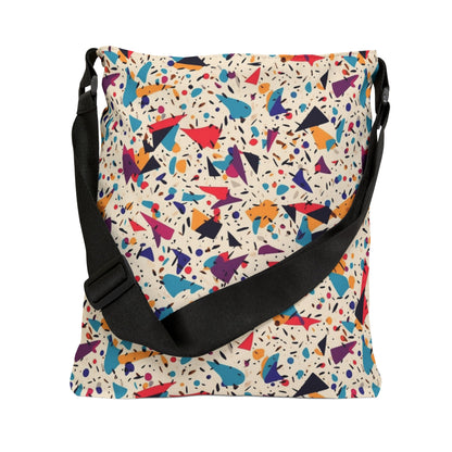 Confetti Blue Red Purple Mix - Tote Bag