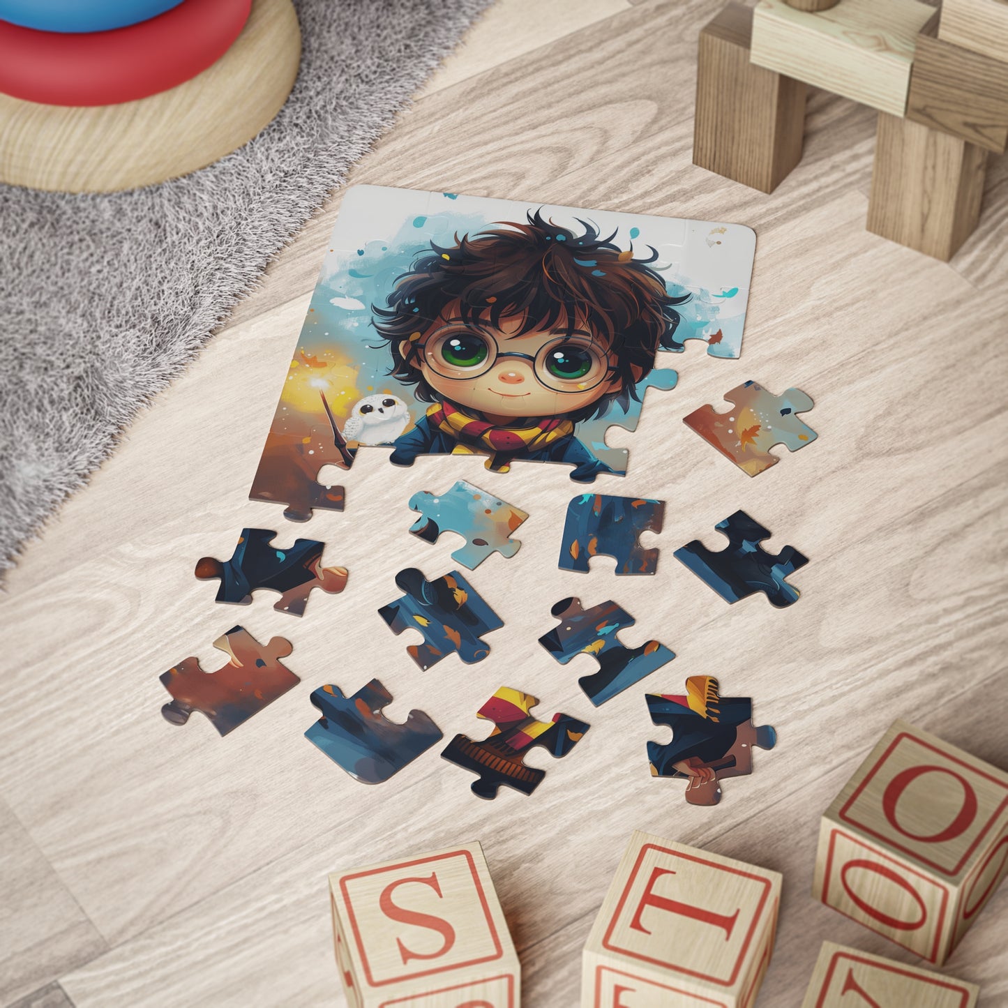 The Boy and The Owl - 30-Piece Kids Jigsaw Puzzle