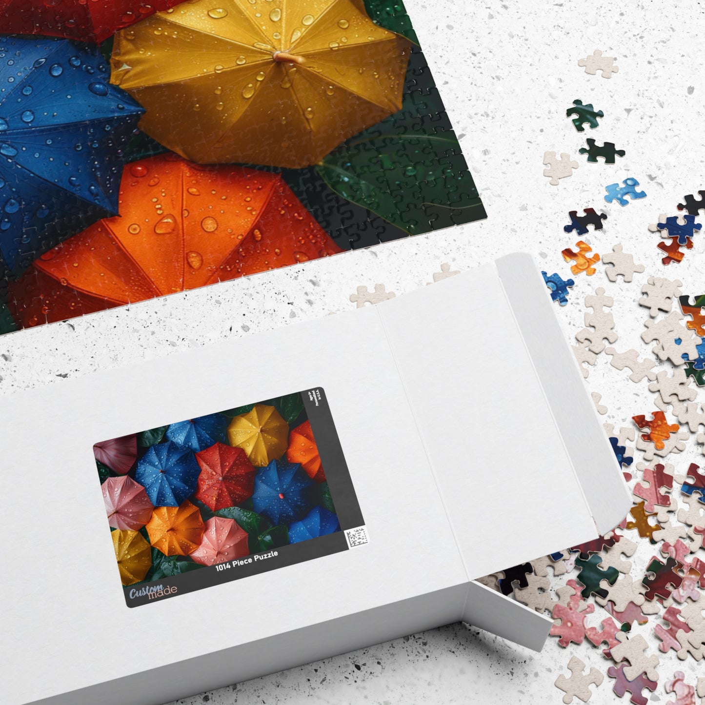 Colourful Umbrellas - 1014-Piece Jigsaw Puzzle