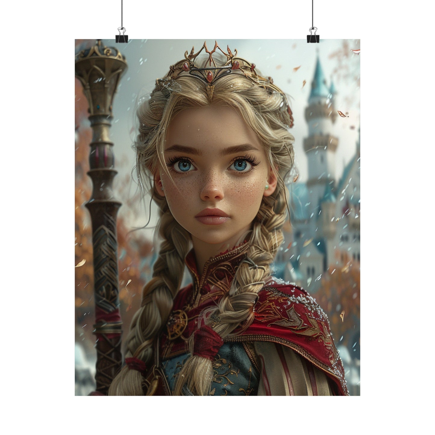 Lulu The Snow Princess - Physical Print Stunning Premium Poster