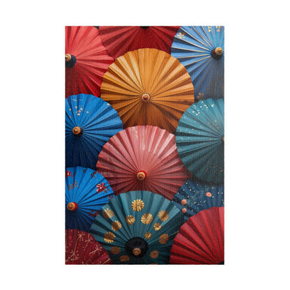 Japanese Inspired Umbrellas - 1014-Piece Jigsaw Puzzle