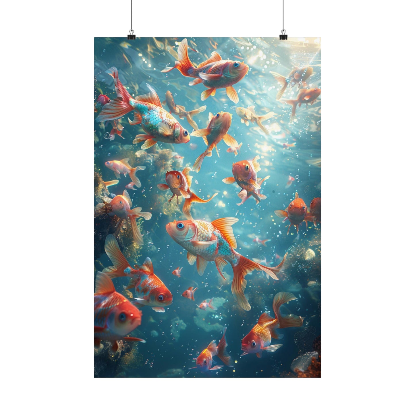 School of Fish - Physical Print Stunning Premium Poster