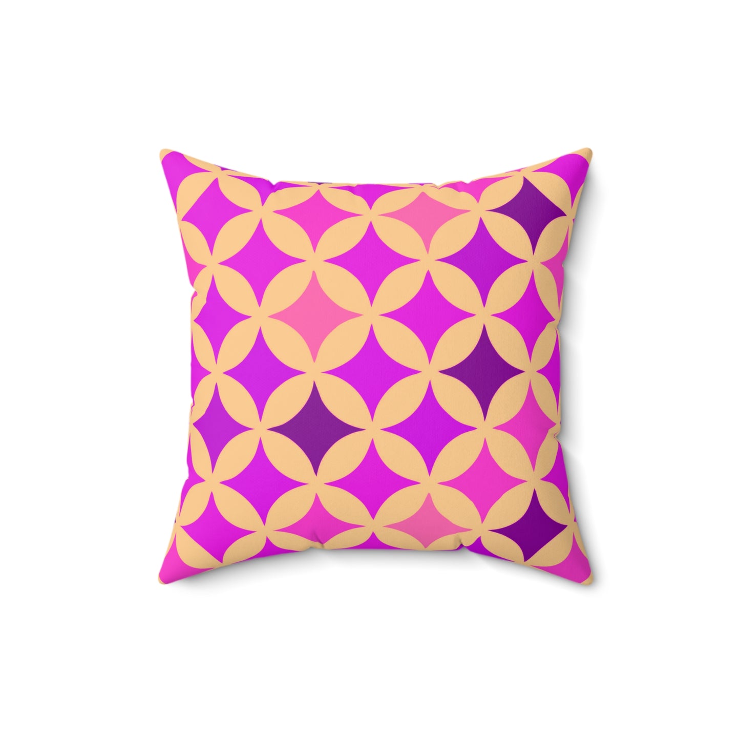 Pink and Purple Seamless Stars - Pillowcase & Pillow