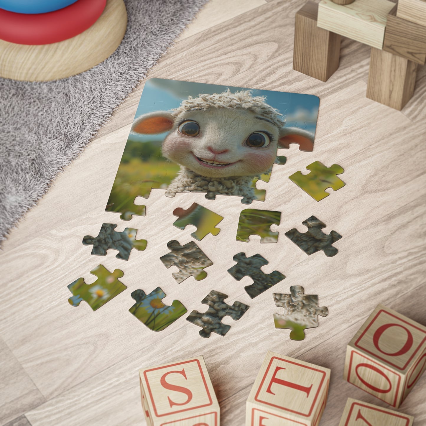 Luna The Lamb - 30-Piece Kids Jigsaw Puzzle