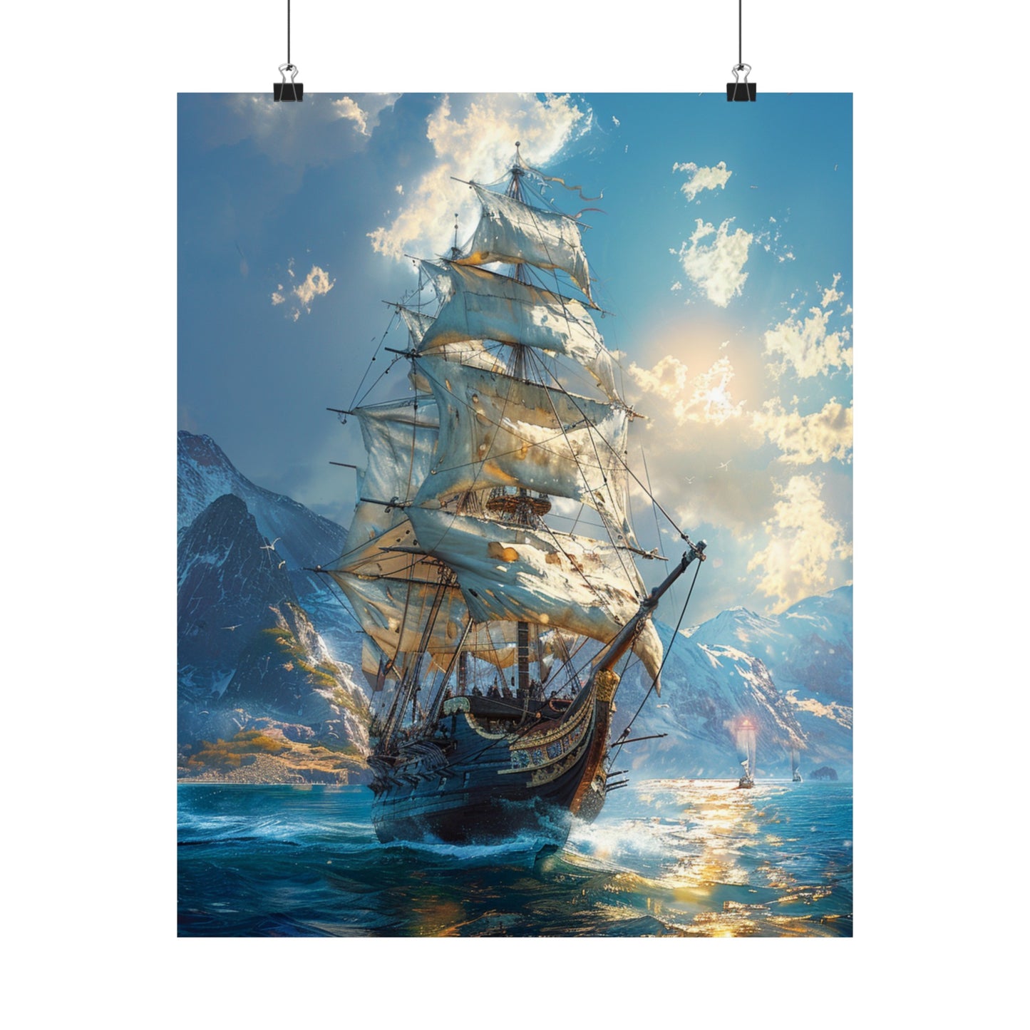 Pirate Ship - Physical Print Stunning Premium Poster