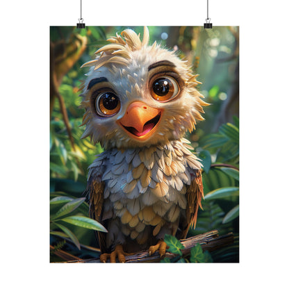 Earl The Baby Eagle - Physical Print Stunning Premium Poster