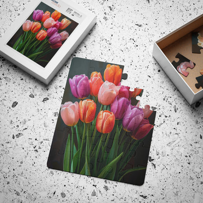 Stunning Tulips - 30-Piece Kids Jigsaw Puzzle
