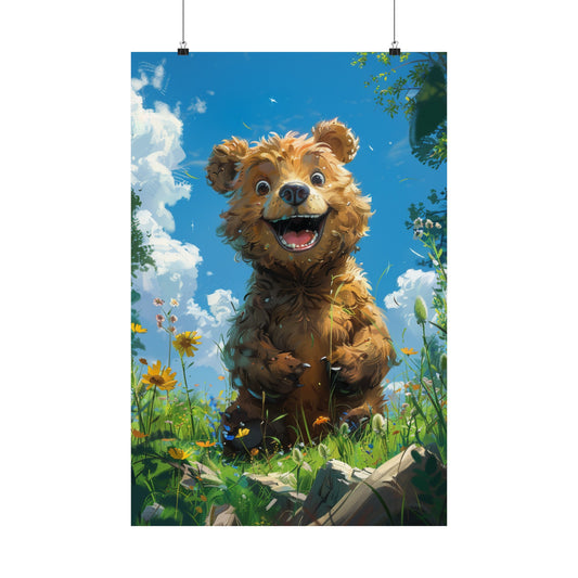 Benny The Bear - Physical Print Stunning Premium Poster