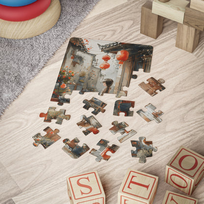 A Girl and her Dog - 30-Piece Kids Jigsaw Puzzle