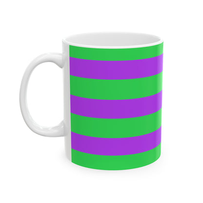 Purple Green Stripes