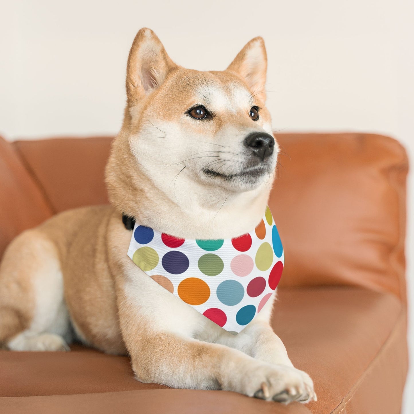 Polka Dots - Pet Bandana Collar