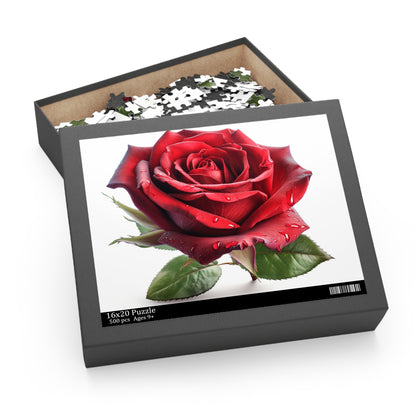 Red Rose - 500-Piece Jigsaw Puzzle