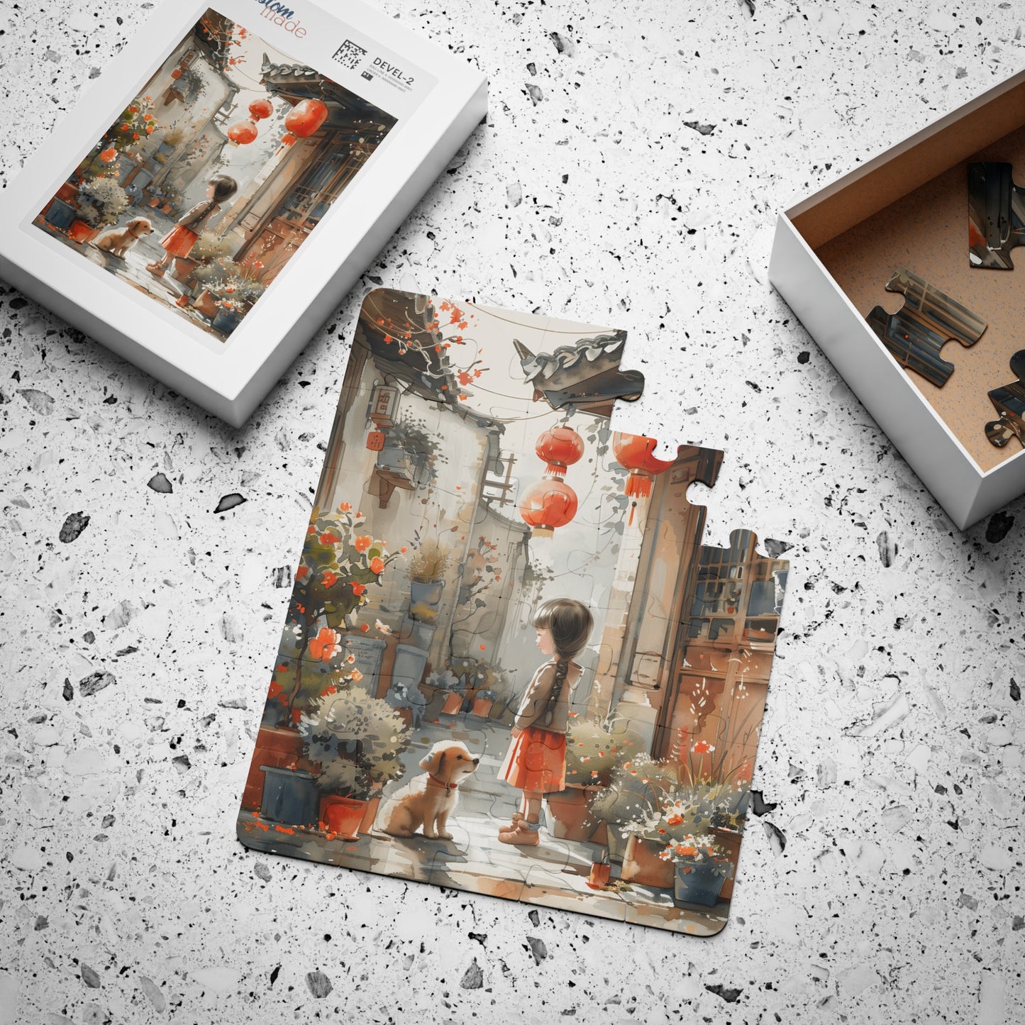 A Girl and her Dog - 30-Piece Kids Jigsaw Puzzle