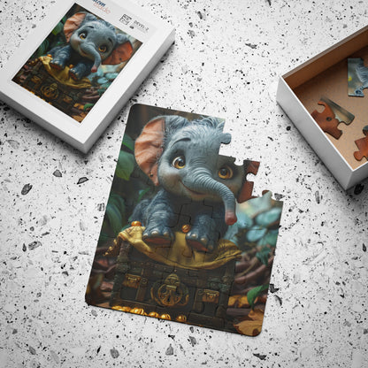 Baby Pirate Elephant - 30-Piece Kids Jigsaw Puzzle