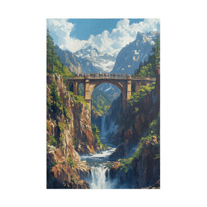 Mountain Trek - 1014-Piece Jigsaw Puzzle