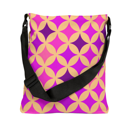 Pink and Purple Seamless Stars - Tote Bag