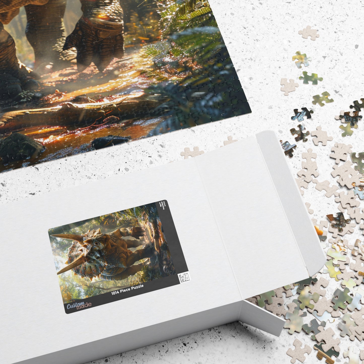 Dinosaur Triceratops - 1014-Piece Jigsaw Puzzle