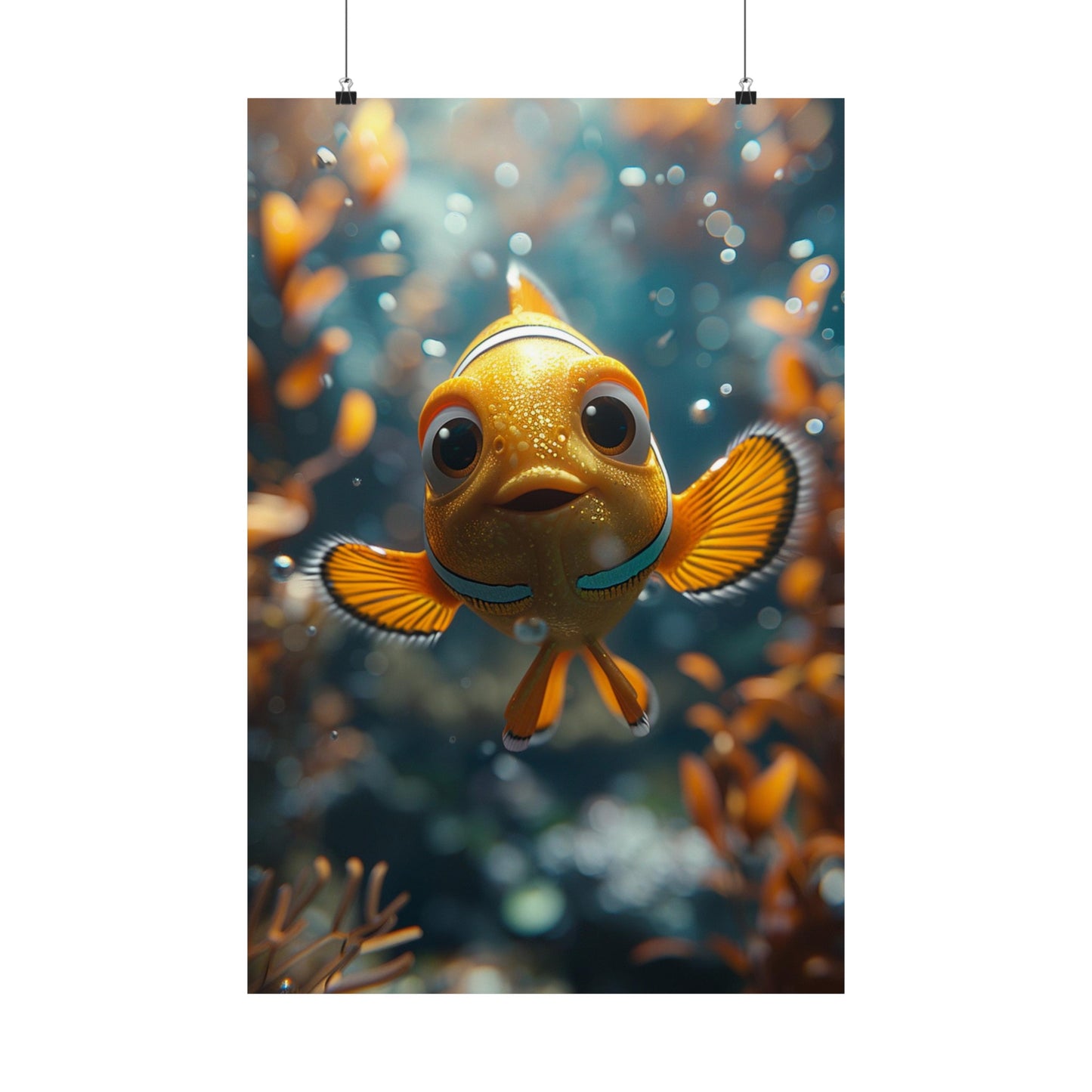 Joey The Goldfish - Physical Print Stunning Premium Poster