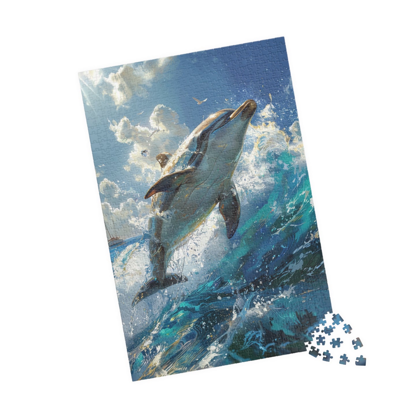 Daphne The Dolphin - 1014-Piece Jigsaw Puzzle