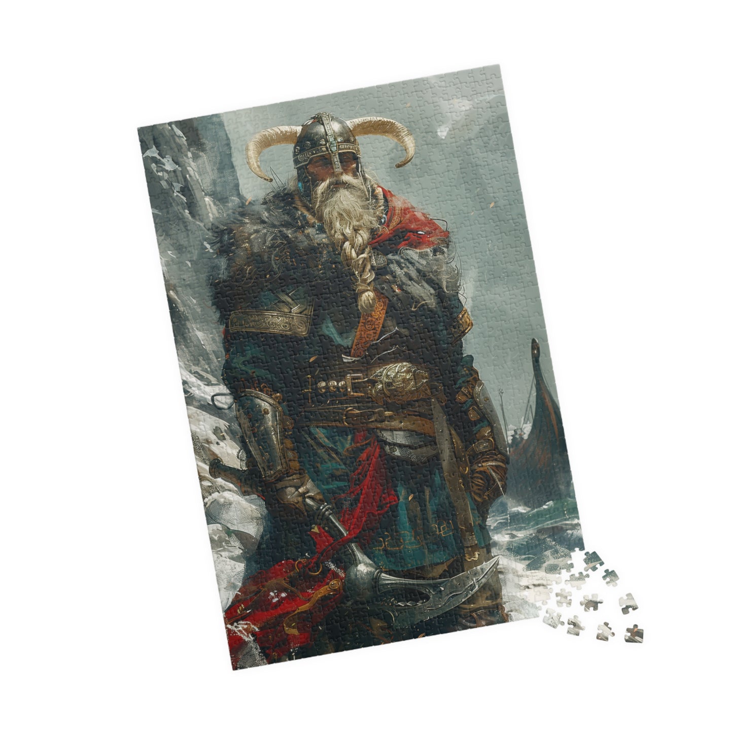 Viking Combat - 1014-Piece Jigsaw Puzzle