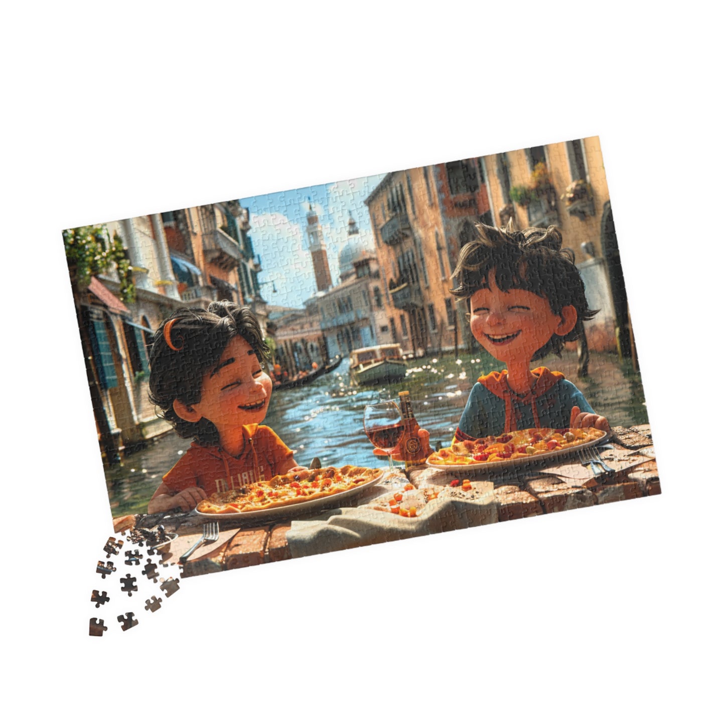 Lunch In Venice - 1014-Piece Jigsaw Puzzle