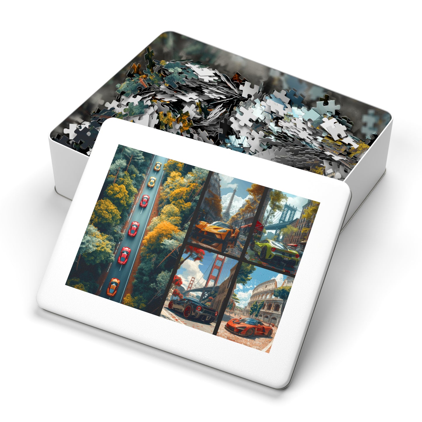 Touring Supercars - 2000-Piece Jigsaw Puzzle